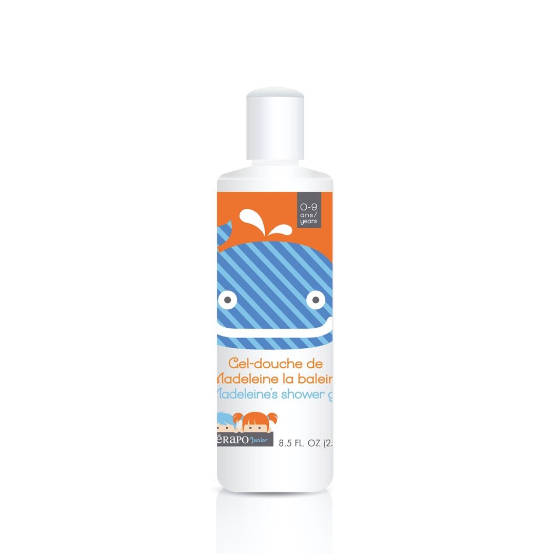TÉRAPO JUNIOR | Gel-douche Madeleine la baleine